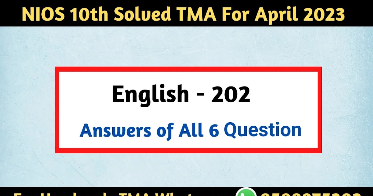 10th class assignment english
